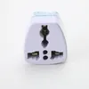 Cargador de viaje de alta calidad Energía eléctrica de CA Reino Unido / AU / UE a EE. UU. Adaptador de enchufe Convertidor EE. UU. Enchufe de alimentación universal Adaptador Conector (Blanco)