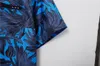 Chemise de designer bouton les chemises imprimées chemises de bowling hawaï chasses décontractées florales hommes slim fit courte robe à manches hawaïen t-shirt m-3xl u12