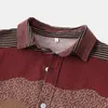 Camisas casuales para hombre Camisa Estilo étnico vintage Estampado de manga corta suelta Uso diario Blusa de oficina de alta calidad Chemise Homme 230516