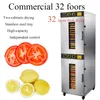 2023 32-Layers Food Dehydrator Commercial/Home Dual-use Food Dryer Stainless Steel Fruit Vegetable Drying Machine 220V