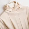 Kadın Sweaters Goplus 2023 Kış Yavurucu Örme Kükredilmiş Sweater Yumuşak Sıcak Çizgi Uzun Kollu Jumper Sokak Giyim Çekme Femme1