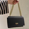 Designer Tote Bag Women Luxury Handbag the Single Shoulder Bag Style Lady Flap Chain Bags Plain Black Fashion Crossbody Envelope