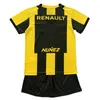 23 24 Penarol RODRIGUEZ Kit enfants maillots de football MENDEZ SARAVIA RAK S Accueil jaune noir costume enfant maillot de football uniformes à manches courtes