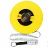 Tape Meetingen 10/20/30/50/100m Metrisch waterdichte en slijtage Maatregel Disc Flexibele liniaal Vezelband Tape Engineering Measure Tools 230516