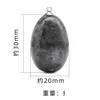 Charms Easter 20X30Mm Egg Statue Pendant Carved Decoration Quartz Healing Crystal Semiprecious Stone Jewelry Making Drop Del Dhgarden Dhhgi