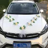 装飾花車の結婚式の装飾シミュレーションローズフラワー人工臓器セットパーティーイベントアクセサリーフロントドアの壁の装飾