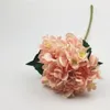 Fleurs décoratives grande fleur d'hortensia artificielle de luxe avec tige bricolage accessoire en soie pour fête maison mariage décoration 1pc