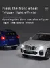 Diecast Model car 1 24 X5 Alloy Car Model Simulation Sound And Light Pull Back Diecasts Toy Vehicles Suv Car Boys Collection Decoration Gift 230516