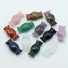 Loose Gemstones Natural Candy Figurine Stones Reiki Healing Crystal Color Quartz Hand Carved Sweets For Halloween Christmas Gift Dro Dhw0G