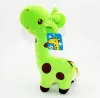 18 cm färgglada giraff plysch leksaker hänge mjukt fyllda tecknade djur doll baby barn leksaker jul födelsedag barndag gåvor