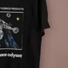 Herr t-shirts 2001 en rymd odyssey t shirt film Stanley Kubrick The Shining Black Cotton Summer Tee J230516
