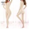 Taillen-Bauch-Shaper Wechery Body Shaper Damen Schlankheits-Body in voller Länge Langarm Faja Female Shapewear Plus Size Unterwäsche für Frauen 230516