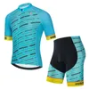 Tävlingar sätter lätta och bekväma 2023 herrar cykelkläder sätter kort ärm tröja bib shorts sommarcykelkläder