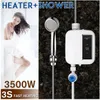 Heaters JY018A 3500W Water Heater Bathroom Kitchen Instant Electric Hot Water Heater Tap Temperature Display Faucet Shower Tankless Tap