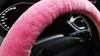 新しい車のステアリングホイールカバーギアシフトハンドブレーキカバープロテクターの装飾温かい厚いぬいぐるみ襟ソフト女性男性