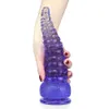 Vibradores Realista Pulpo Tentáculo Dildo Enorme Juguete Anal Suave Saludable PVC Monstruo Sexo para Mujeres Lesbianas con Ventosa Producto Adulto 1120