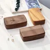 Jewelry Boxes Wooden Jewelry Box Earring Rings Necklace Jewelry Organizer Display Holder Case for Women Storage Box Portable 230515