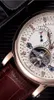 Pate Wristwatches for Men 2023 New Mens Watch 5 스티치 투르 빌론 자동 기계식 시계 최고 럭셔리 브랜드 스트랩 남성 패션 Montre de Luxe