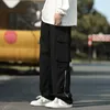 Pantalons pour hommes Pantalons Hommes Japonais Mode Baggy Cargo Pantalon Beau Design Streetwear Grandes Poches Casual Pantalones Hip Hop Ados All-match 230516