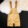 Männer Shorts 2023 Sommer Männer Trägerhose Einfarbig Casual Overalls Streetwear Jogger Multi Taschen Mode Hosenträger Cargo Overalls 230515