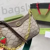 Designer bag Tote bag Luxury Shoulder Bag Ophidia Underarm Bag Crescent Moon Women Handbags Strawberry Letters Hobo Red Green Adjustable shoulder strap Wallet Blue