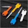 Клавины Lanyards Self Defense Designer Knife Chose Chchain Mini Pocket Knives Nearless Folding Key Chain Outdoor Cam Охота на тактику DHSVR