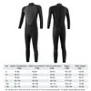 Wetsuits drysuits mannen vol bodysuit wetsuit 3mm duikpak rekrijk zwemmen surfen snorkelen kajakken sportkleding nat pak apparatuur 230515