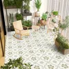 Carpets Household Kitchen Geometric Waterproof And Oil-proof Rug Simple Balcony Non-slip Mat Pvc Wipeable Cutable Bay Window Mats