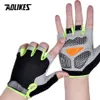 Cycling Gloves AOLIKES Cycling Gloves MTB Road Riding Gloves Anti-slip Camping Hiking Gloves Gym Fitness Sports Bike Bicycle Glove Half Finger P230516