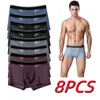 Caleçons Hommes Boxershorts Ensemble Hommes Culottes Glace Soie D'été Hommes Sous-Vêtements Coton Entrejambe Respirant Creux Shorts Grande Taille Hommes Boxer 230515