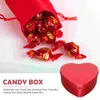 Gift Wrap Box Tins Heart Candy Metal Container Valentine Decorative Tin Cookie Wedding Tinplate Christmas Jar Empty Boxes Storage Lid