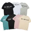 デザイナーESSメンズ女性Tシャツファッションサマーレジャールーズショートスリーブコットンハイストリートリフレクトライトレタープリントluxurysトップス衣類サイズs-xl