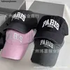 Home B baseball cap The correct version Water washed and edged Paris perforated cap Fashion item for men and women