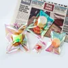 Rainbow Transparent Laser Flat Pocket Candy Cookie Baking Machine Sealed Bag Snacks Mini Cute Bag 12 Microns 1224712