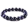 STRAND 6/8/10/12 MM Natuurlijk blauw zandsteen kristal kralen Bracelet voor vrouwen mannen koppelen vintage armbanden mode sieraden ybr234