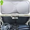 NIEUW 160X 85cm Universele UV Bescherming Schild Auto Achter Auto Raam Zonneschaduw Zonschaduw Visor Ruitenscherm Cover Car Anti-UV Accessoires