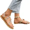 Sandalen Designer Women Flats Fashion Slingback Shoes Zomer Causale strandjurken Dia's 2023 Trend Slippers Flip-Flops