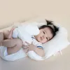 Pillows Pillows For Baby U-Shaped Breathable born Baby Head Support Cushion Kid Bedding Words Print Anti Roll Infant Crib Pillow 230516