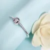 Poetic Blooms Verschluss-Charm-Armband für Pandora-Armbänder aus echtem Sterlingsilber mit Schlangenkette, Designer-Schmuck für Frauen, Schwestern, Geschenk, Luxus-Armband mit Originalverpackung