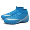 Safety Shoes Zhenzu Size 34-47 Высокая лодыжка футбольная обувь AG/TF Football Boots Kids Boy