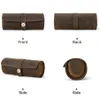 Watch Boxes & Cases Roll Display Box Leather Travel Case Wrist Pouch Storage Watches F2T0231J