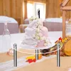Ustensiles de cuisson Durable gâteau présentoir réutilisable fête de mariage Cupcake Dessert plateau épais acrylique support fournitures ménagères
