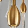 Kroonluchters hanglampen luxe moderne kristallen kroonluchter voor trap grote lamp goud druppel ontwerp lange villa lobby led hangende verlichting