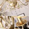 Żyrandole nowoczesne kryształowy żyrandol do salonu sala sypialnia luksusowy projekt złoty sufit lampa lampa jadalna kuchnia nordycka lampy led lampy