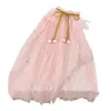 Manteau fête fée doux mignon Cape Tulle Costume en châle Cape paillettes anniversaire étoile princesse Cosplay paillettes fille Festival