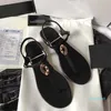 Damskie sandały projektant flip flop metalowe sandały sandały importowane materiały najlepsze wykonanie gumowa Sole Casual Outdoor Beach