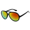 Classique pilote lunettes de soleil hommes femmes Double pont concepteur grand cadre lunettes de soleil extérieur UV400 lunettes pour unisexe avec étui