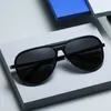 Fashion Polarized Sunglasses Al-Mg Frame Men Women 61-52 Vintage Designers Pilot Shades Outdoor Sport UV400 Sun Glasses for Cycling Fishing Driving