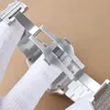 الحركة الميكانيكية 10adiamond مشاهدة الرجال أوتوماتيكي الساعات الأحمر 40 مم سوار مقاوم للماء Sahire Wristwatch Fethangristmas Gift 230128 ES