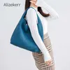 Shoulder Bags Large Capacity Woven Tote Women New Korean Top Quality Luxury Brand Soft Purse and Handbag Ladies Casual 230509